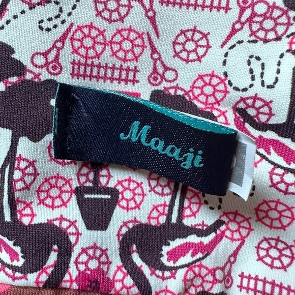 Maaji Equestrian Garden Bikini Reversible Sz S/M - Picture 13 of 16